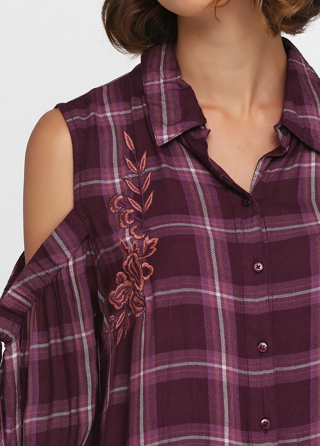 Фиолетовая демисезонная блуза Francesca's