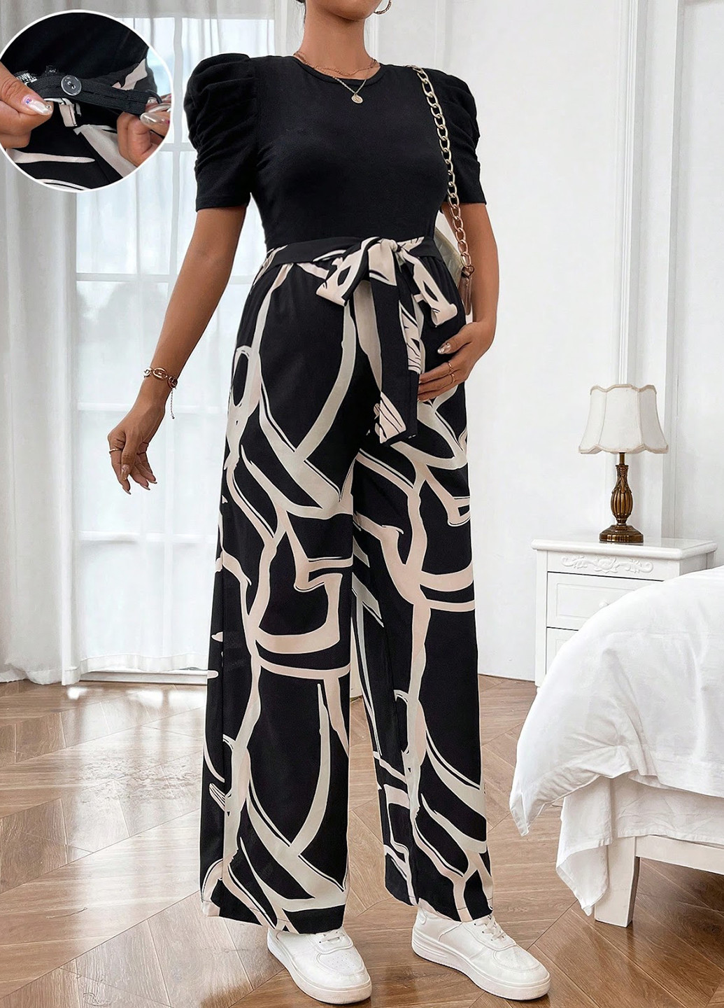 Костюм для беременных (футболка, брюки) SHEIN (324986438)