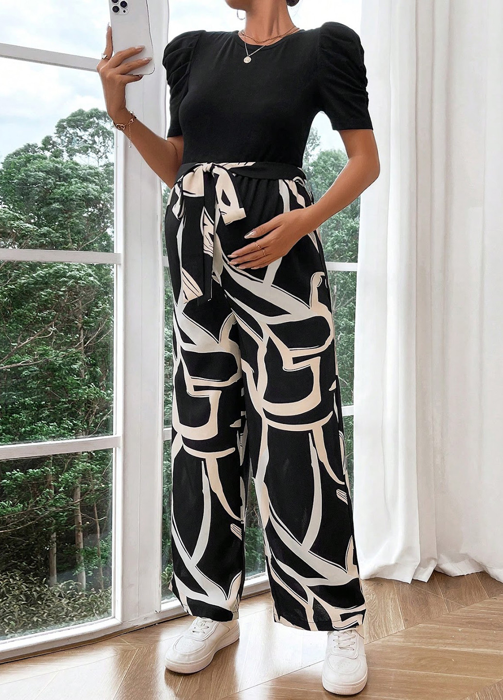 Костюм для беременных (футболка, брюки) SHEIN (324986438)