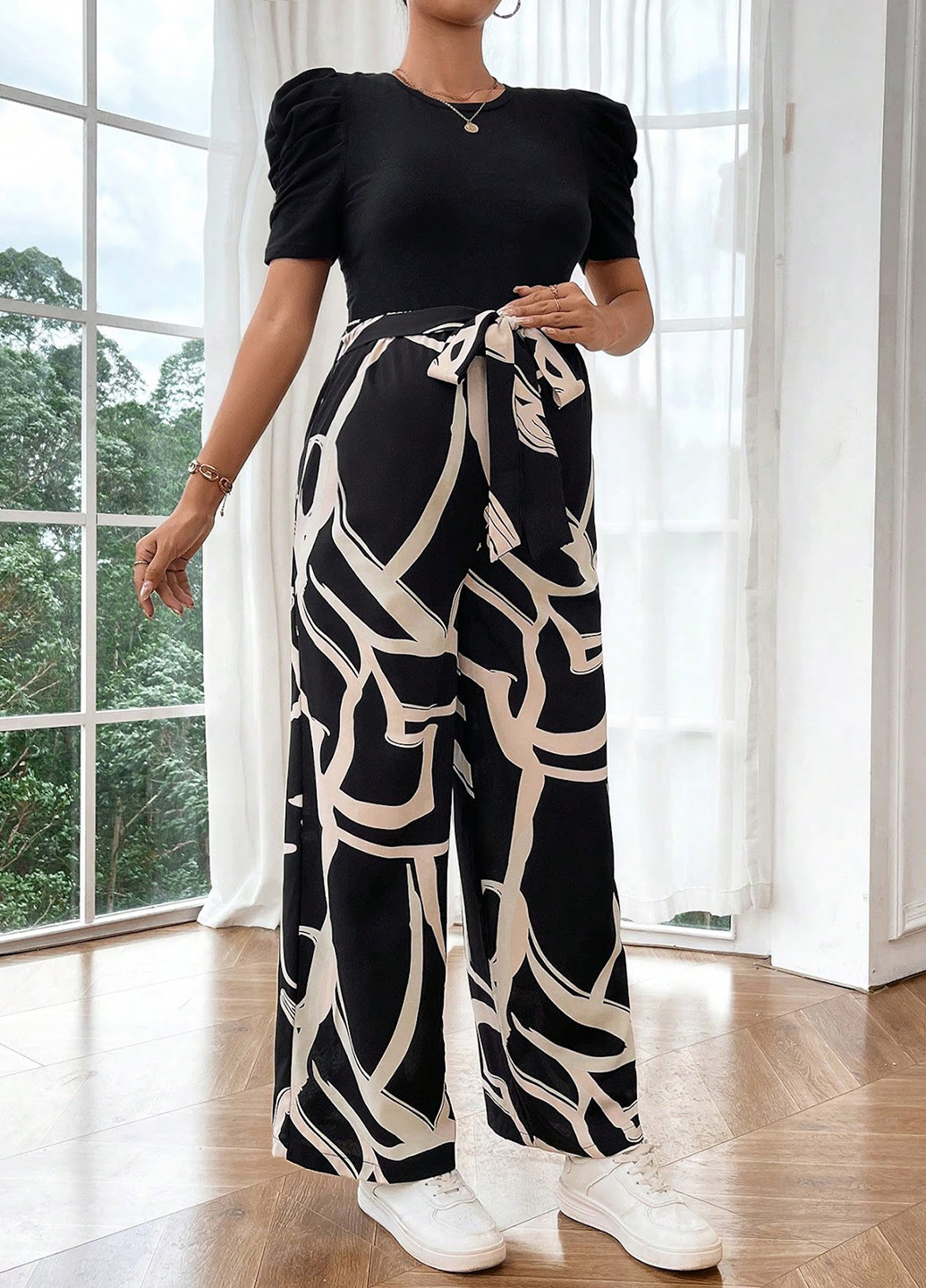 Костюм для беременных (футболка, брюки) SHEIN (324986438)