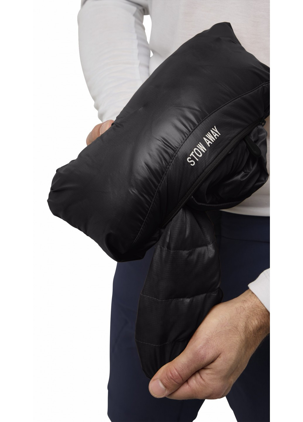 Черный демисезонный Пуховик Jack Wolfskin