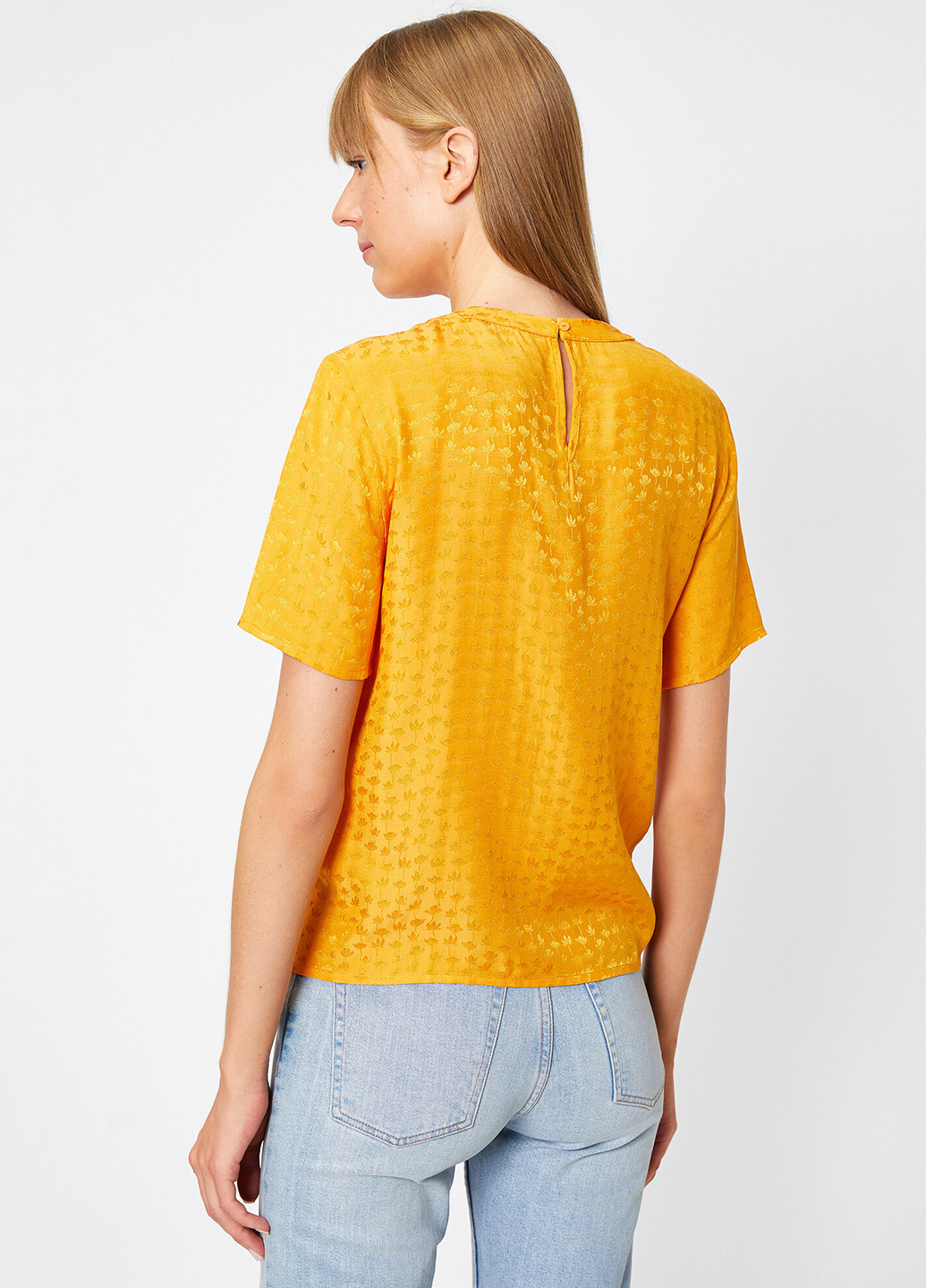 Желтая летняя блуза KOTON
