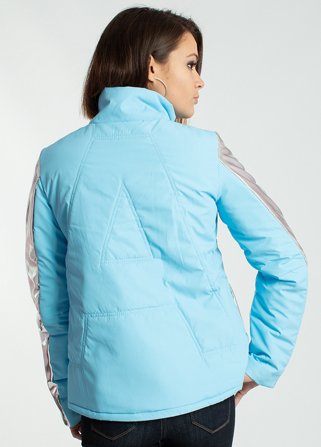 Блакитна демісезонна куртка Modna Anka