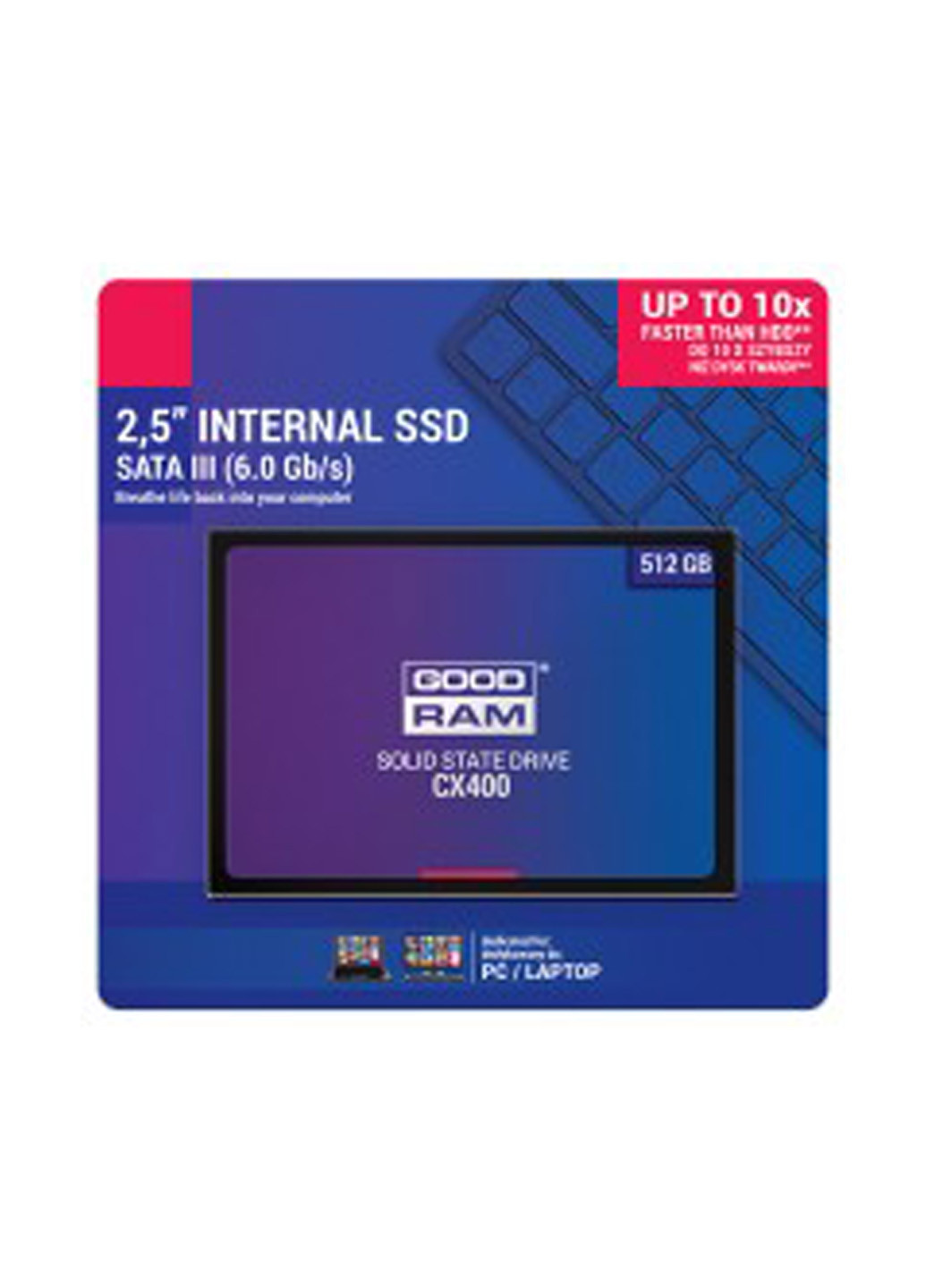 Внутренний SSD CX400 128GB 2.5" SATAIII 3D TLC (SSDPR-CX400-128) Goodram внутренний ssd goodram cx400 128gb 2.5" sataiii 3d tlc (ssdpr-cx400-128) (136893998)