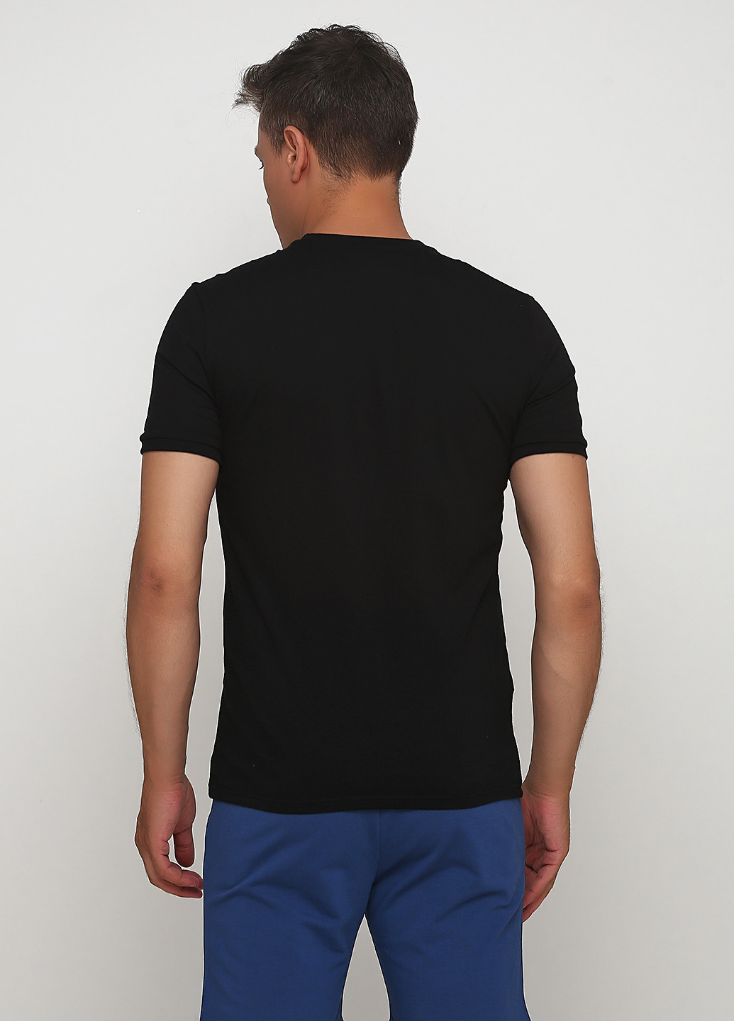 Черная футболка мужская 19м440-24 Malta