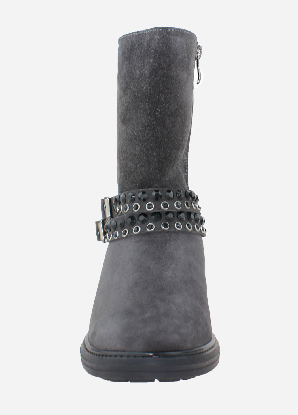 Зимние ботинки rs7147-11 серый Sothby's из натуральной замши