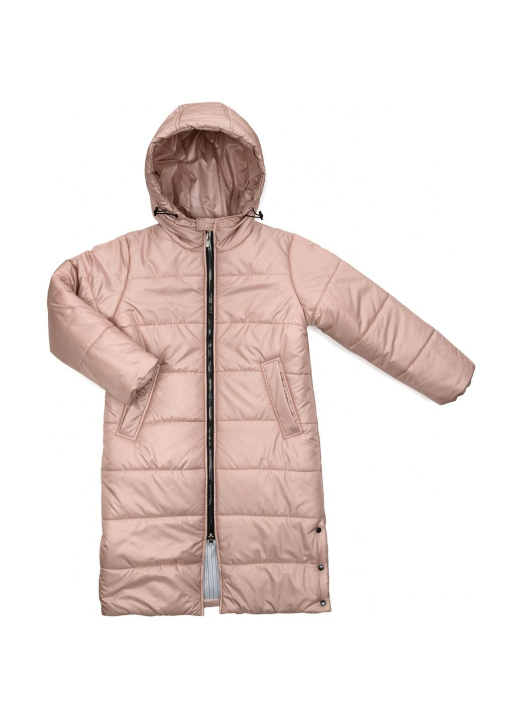 Розовая демисезонная куртка пальто "donna" (21705-158g-pink) Brilliant