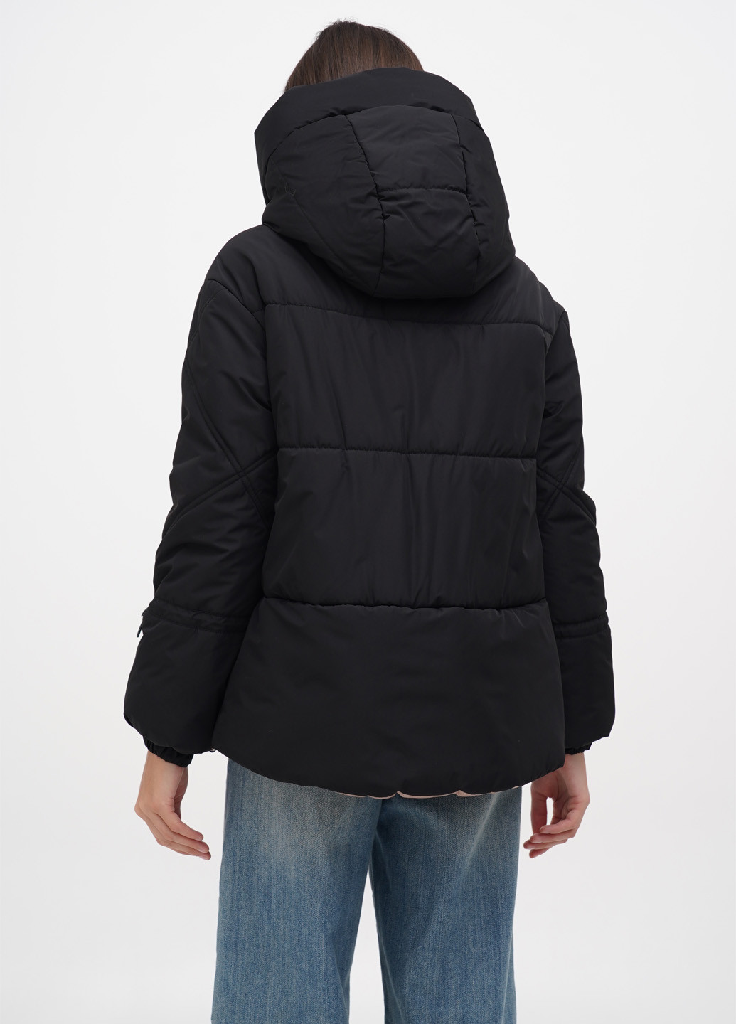 Чорна зимня куртка Eva Classic