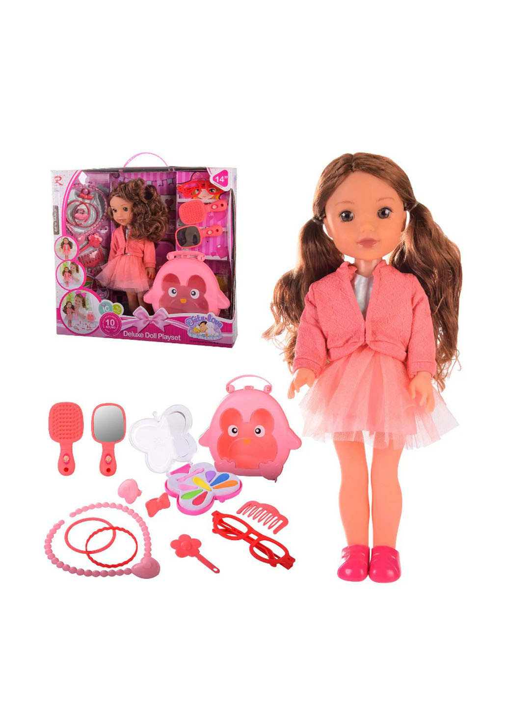 Кукла с аксессуарами, 44х8,5х40 см No Brand (292304432)