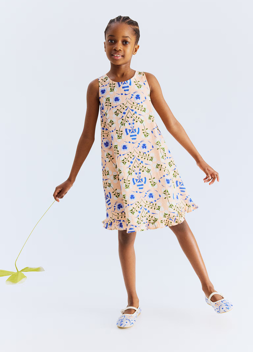 Персиковое платье H&M (366117126)