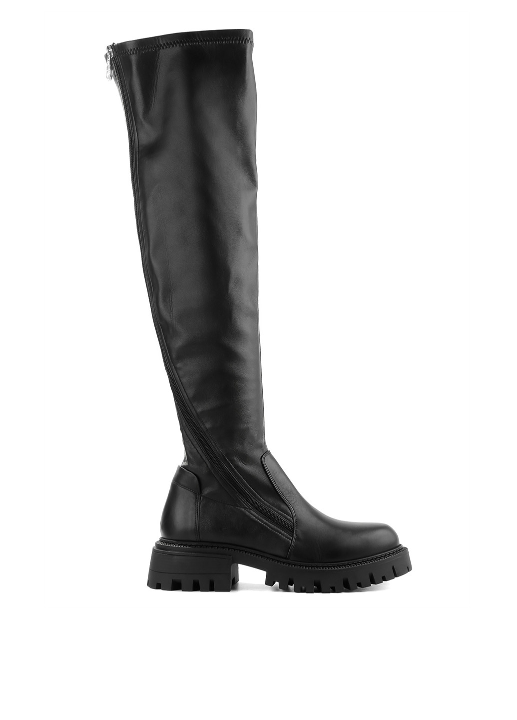 Черные осенние ботфорты Le'BERDES