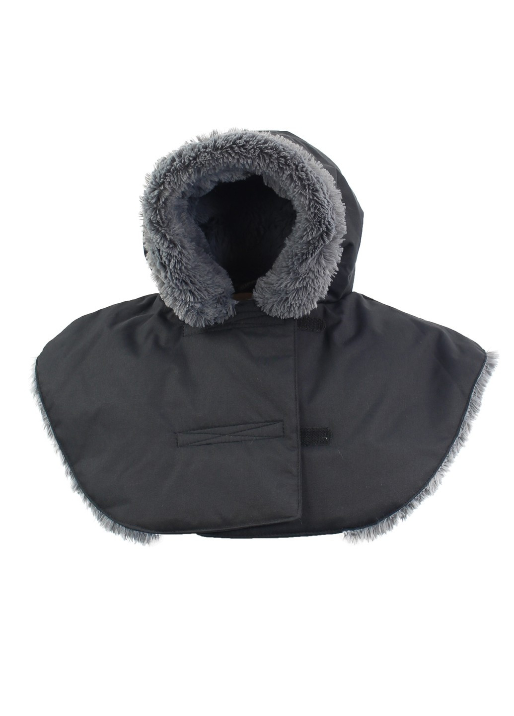 Черное зимнее Пальто 3в1 для беременных и слингоношения CARRY 1 Huppa