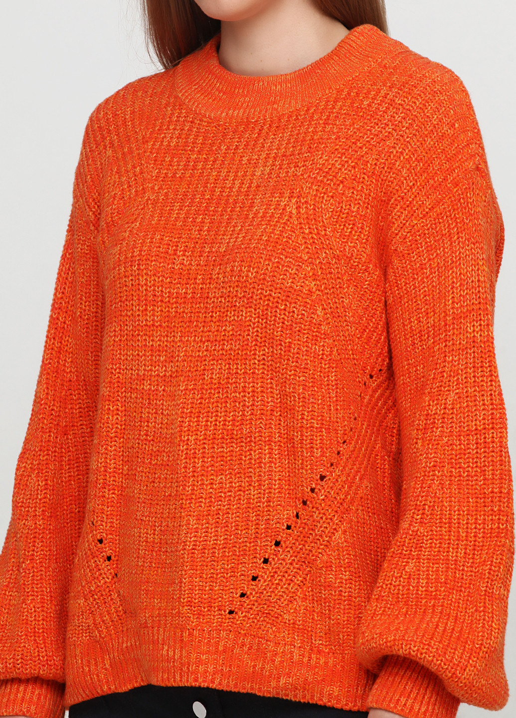 Оранжевый демисезонный свитер джемпер H&M