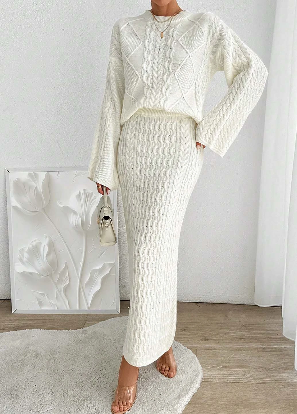 Костюм (джемпер, юбка) SHEIN (344466700)