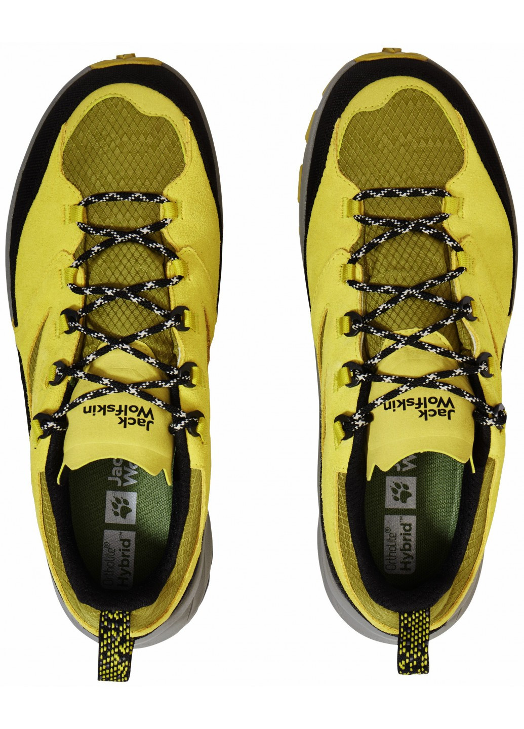 Лаймовые демисезонные кроссовки Jack Wolfskin CYROX TEXAPORE LOW M