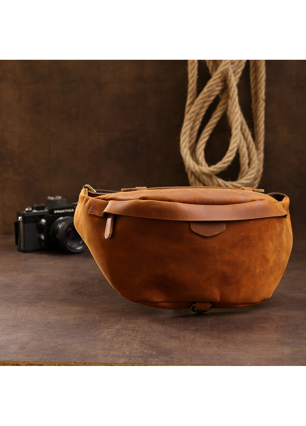 Кожаная сумка на пояс Vintage (252086547)