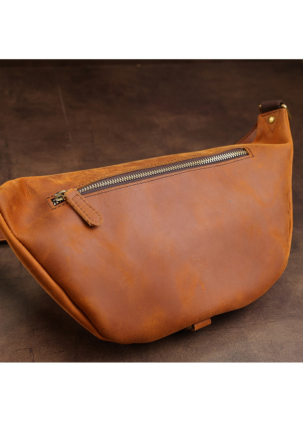 Кожаная сумка на пояс Vintage (252086547)