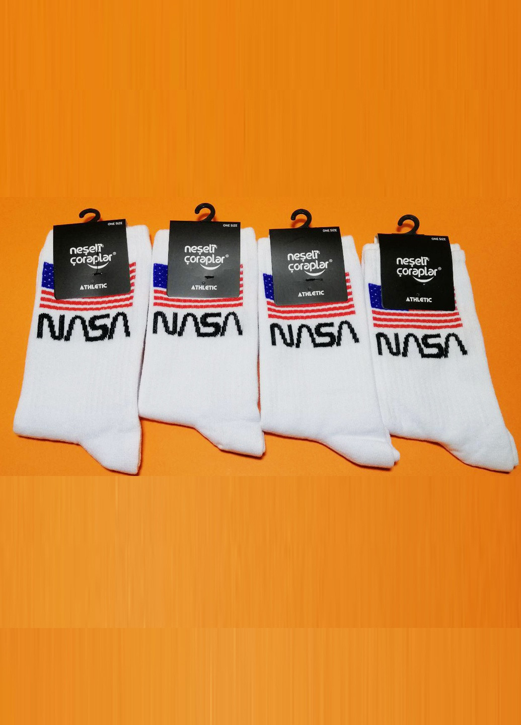 Шкарпетки Neseli Athletic NASA Наса LOMM высокие (211942680)