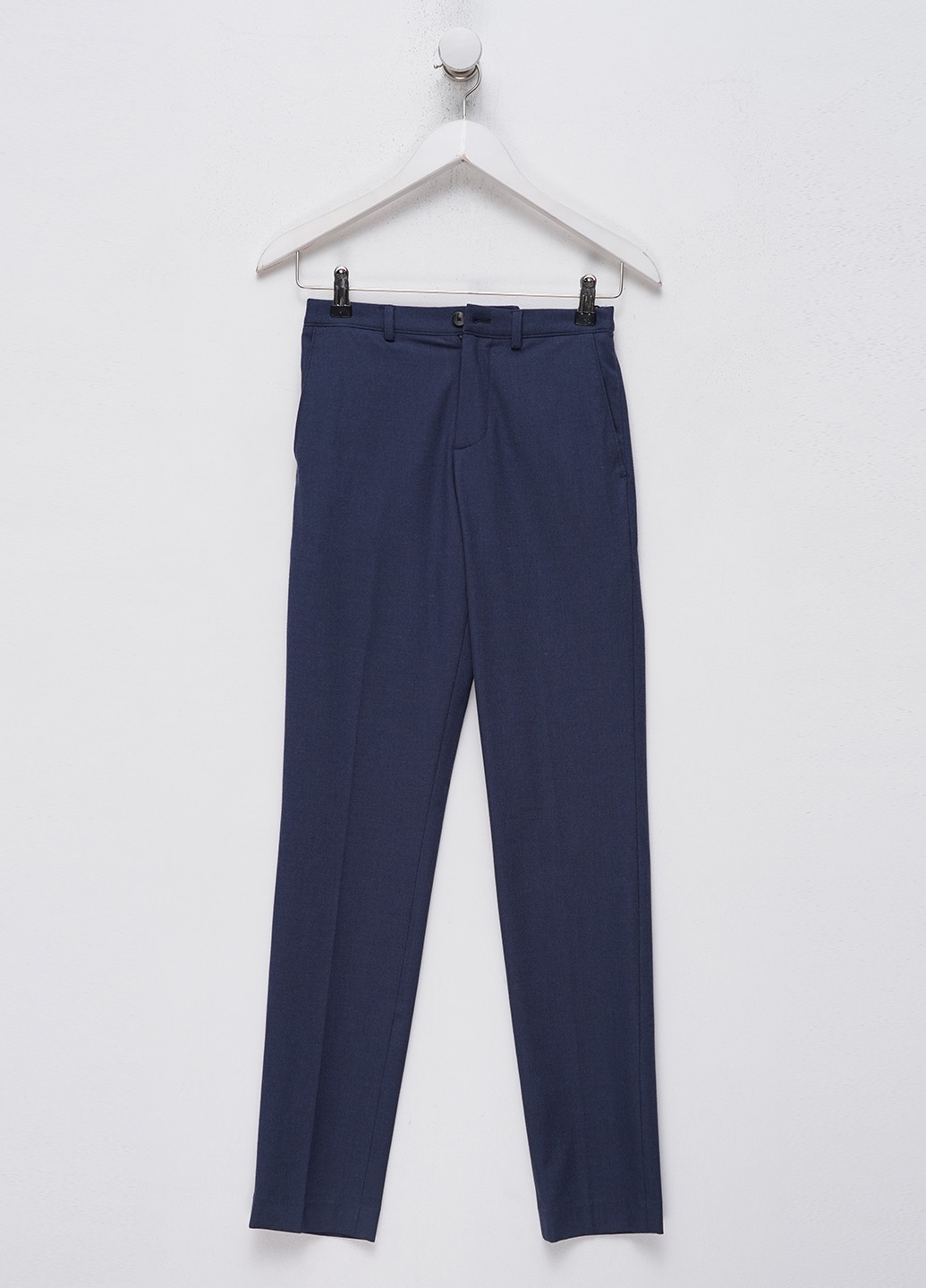 Светло-синие кэжуал демисезонные брюки чиносы C&A