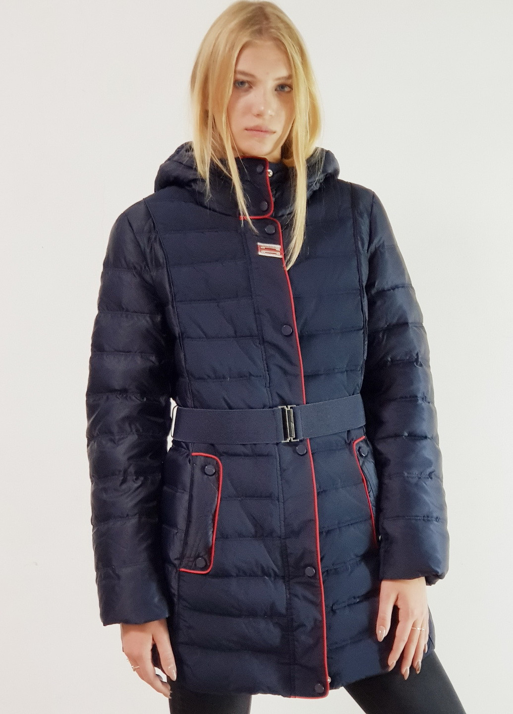 Синій зимній Пуховик аляска Snowimage