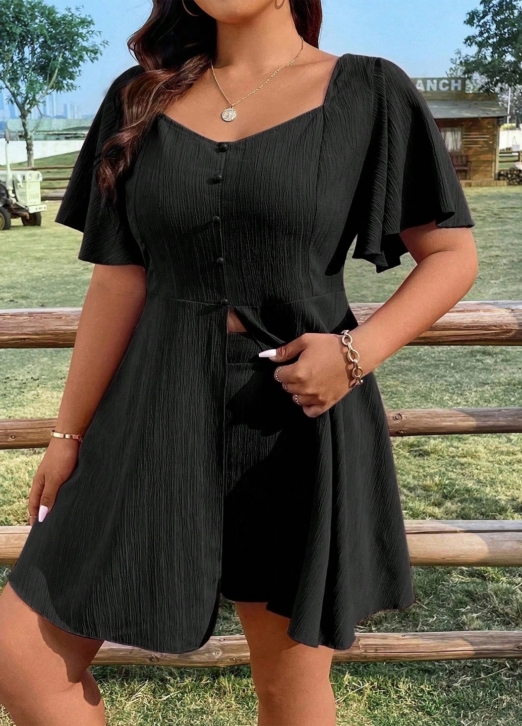 Костюм (туніка, шорти) SHEIN (325828047)