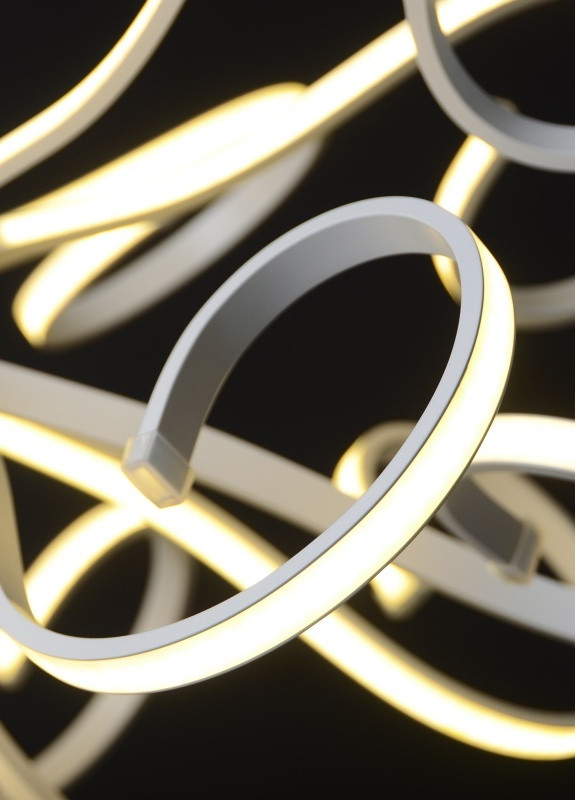 Світильник стельовий підвісний світлодіодний для натяжної стелі BL-376S/120W WH led Brille (253893567)