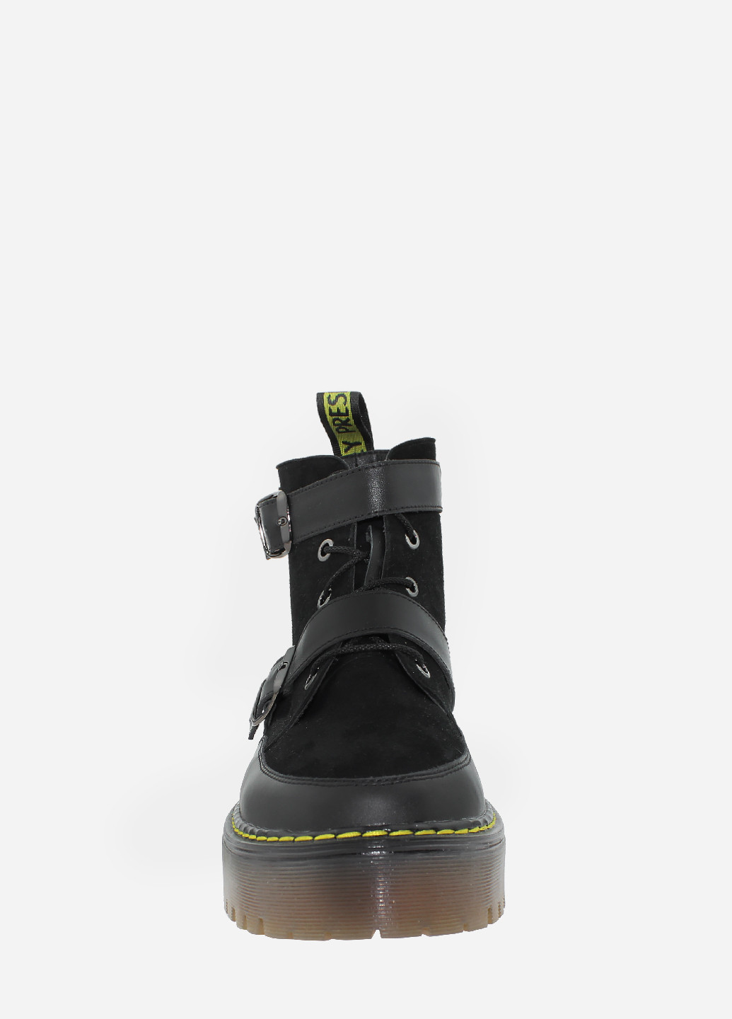 Осенние ботинки rcv6598 черный Carvallio из натуральной замши