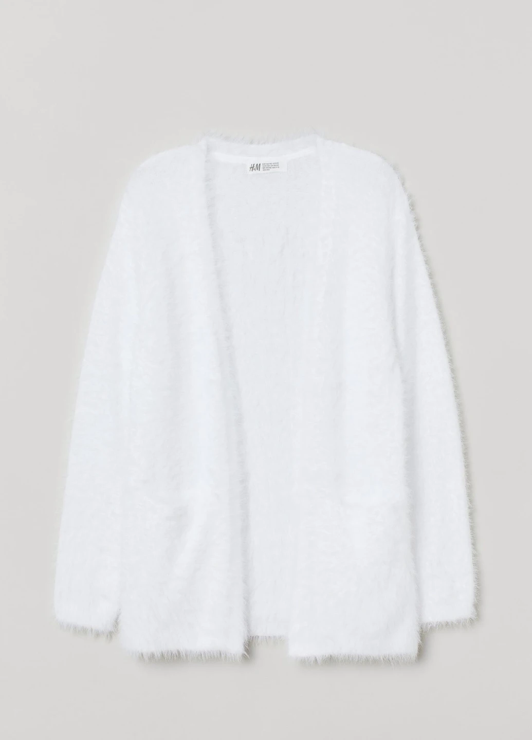 Белый демисезонный кардиган H&M