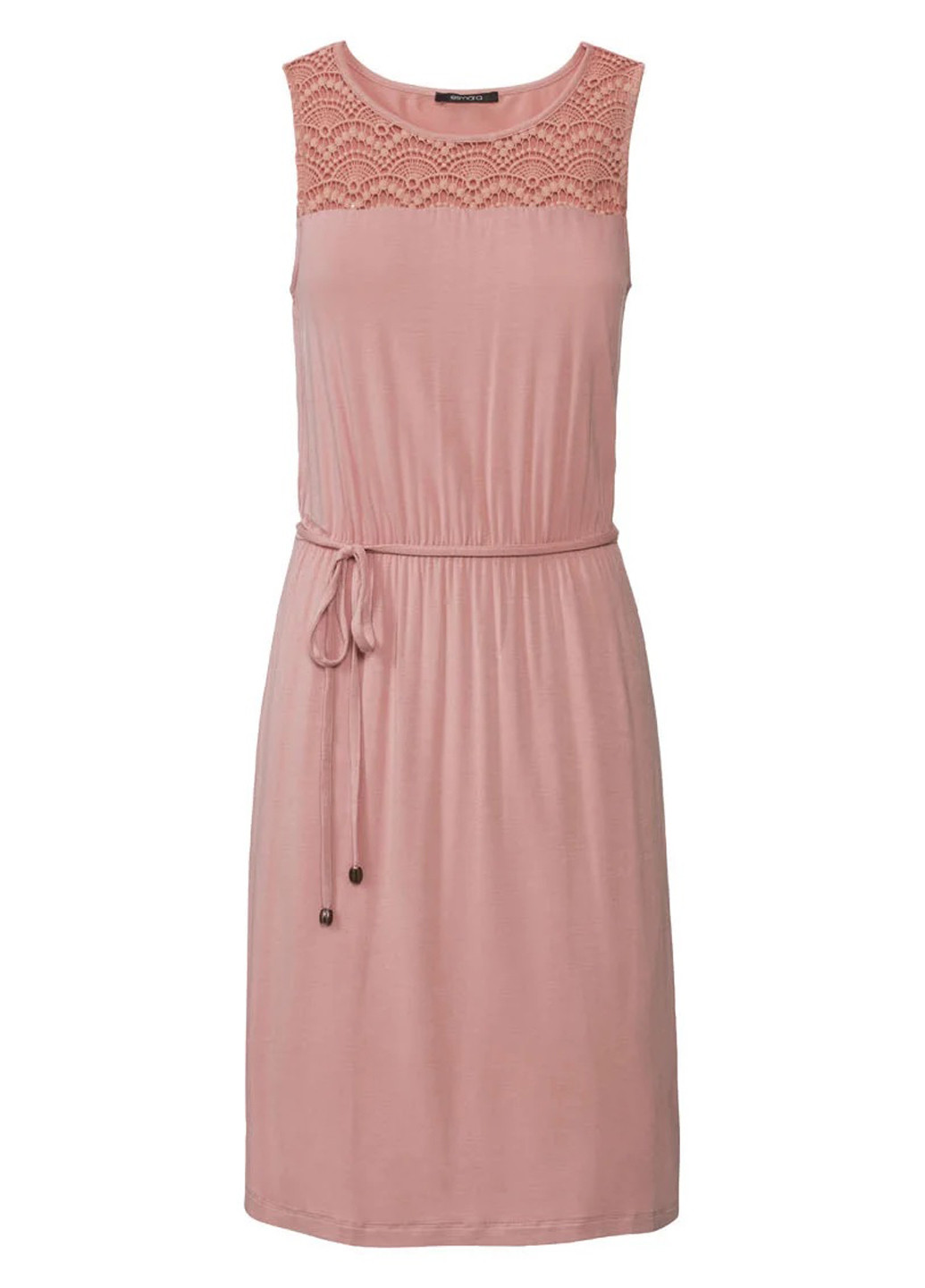 Пудровое кэжуал платье Esmara однотонное