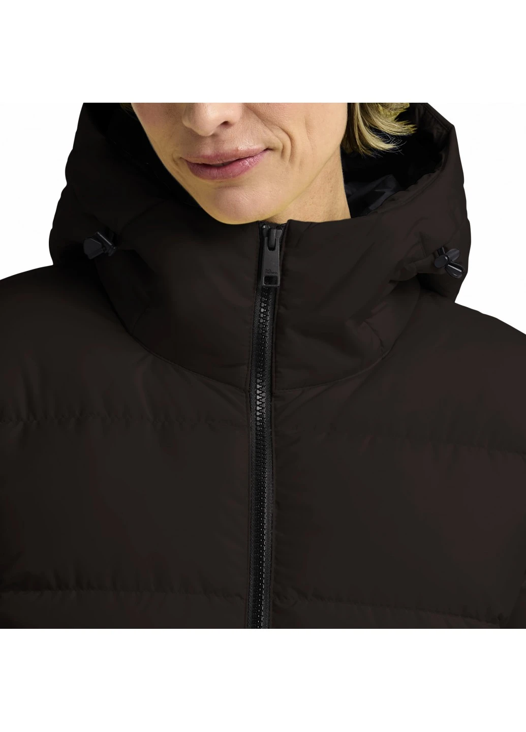 Темно-коричневый зимний Пуховик Jack Wolfskin