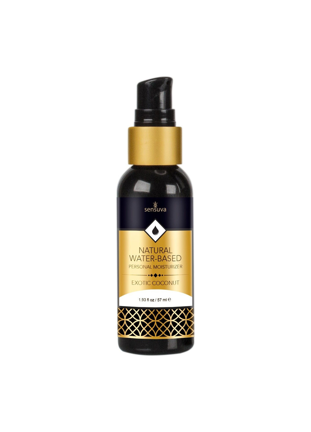 Мастило на водній основі Natural Water-Based Exotic Coconut (57мл) без гліцерину та парабенів Sensuva (251931606)