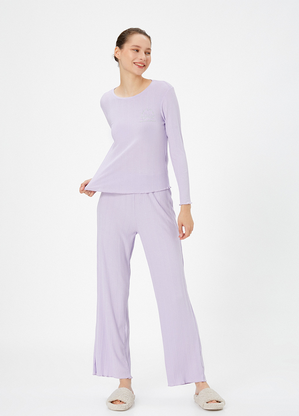 Лавандовая всесезон пижама (лонгслив, брюки) лонгслив + брюки KOTON