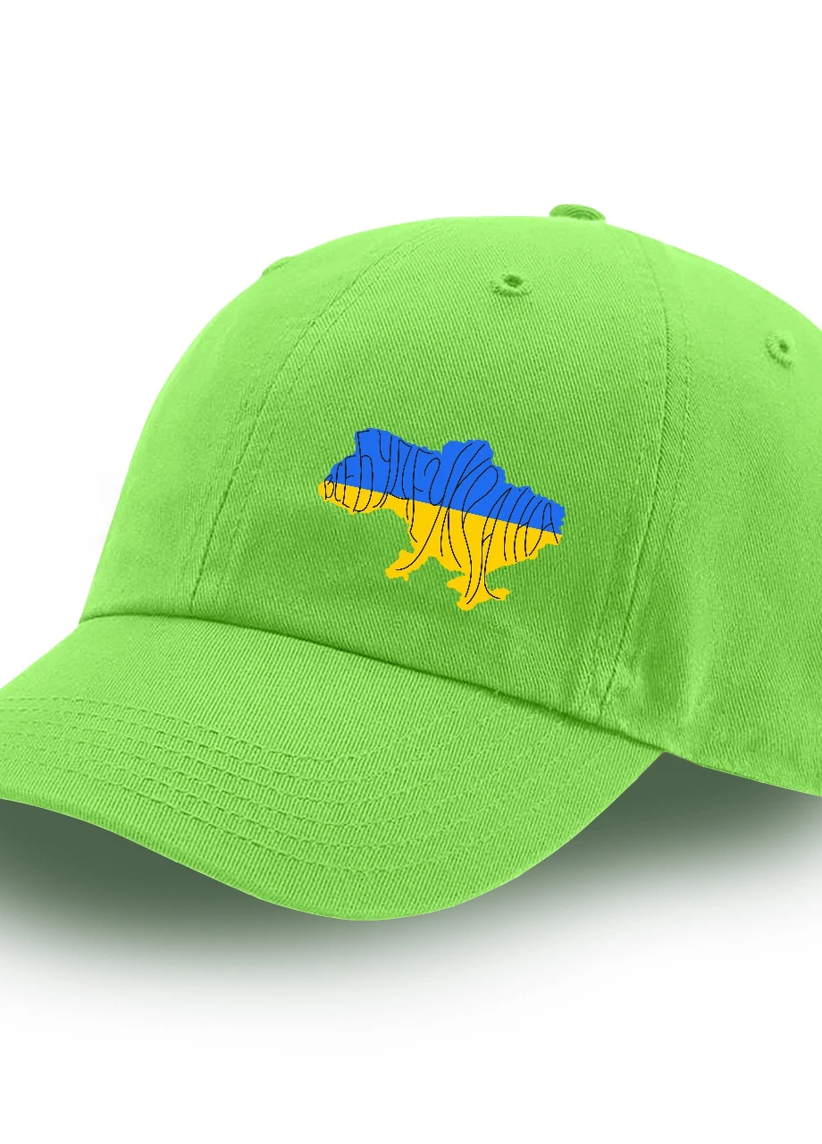 Кепка детская для мальчиков Всё будет Украина (9273-3771-7) Салатовый MobiPrint (253484432)