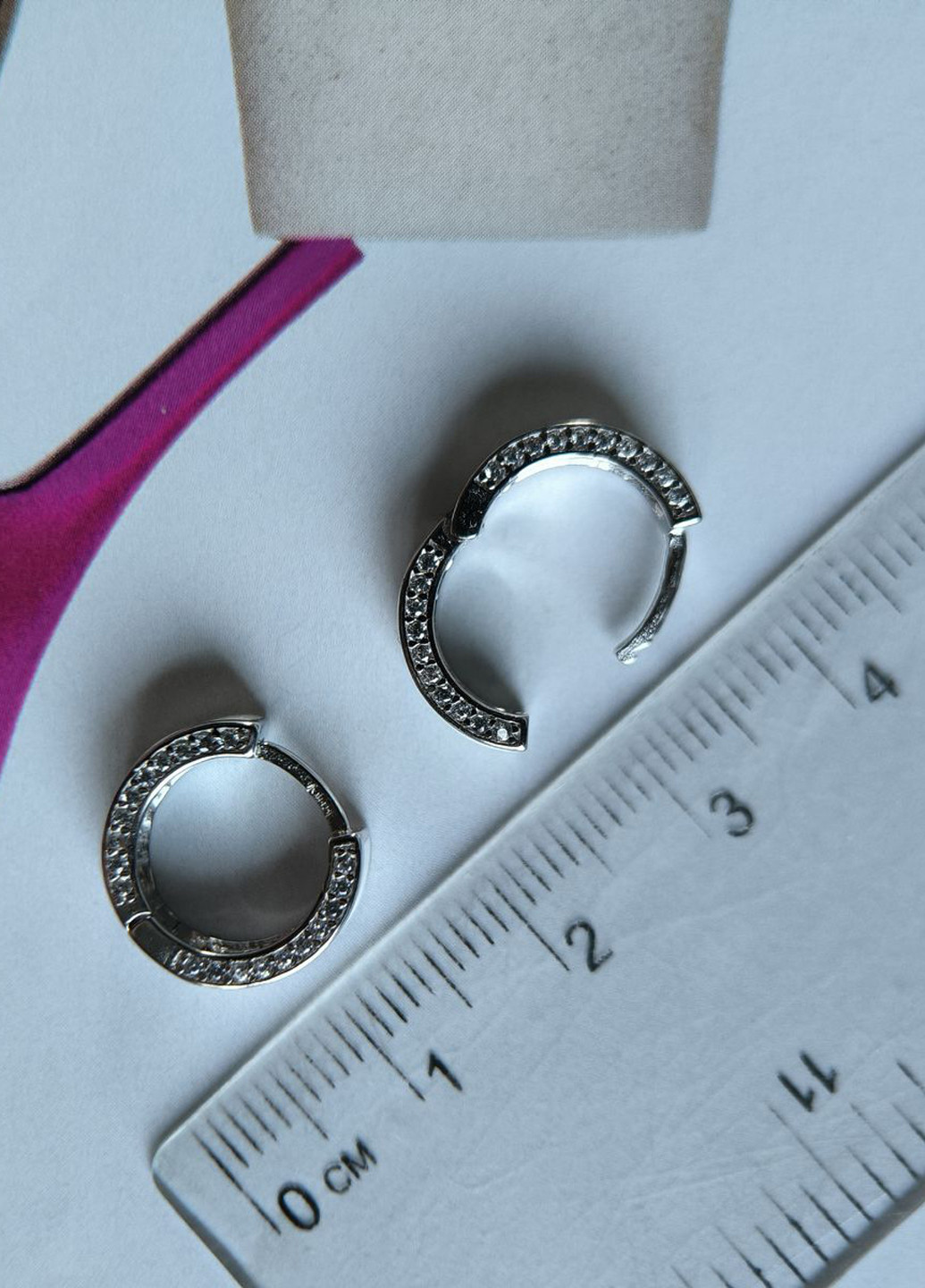 Сережки Silver Flame (350941536)