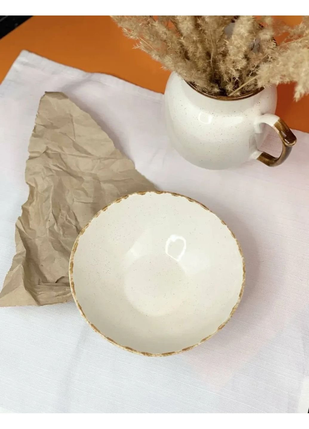 Тарілка супова Sand Space Brown loft КЛ-700 17.5 см 700 мл No Brand (253611087)