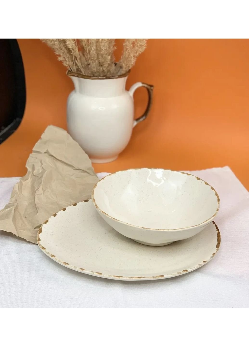 Тарілка супова Sand Space Brown loft КЛ-700 17.5 см 700 мл No Brand (253611087)