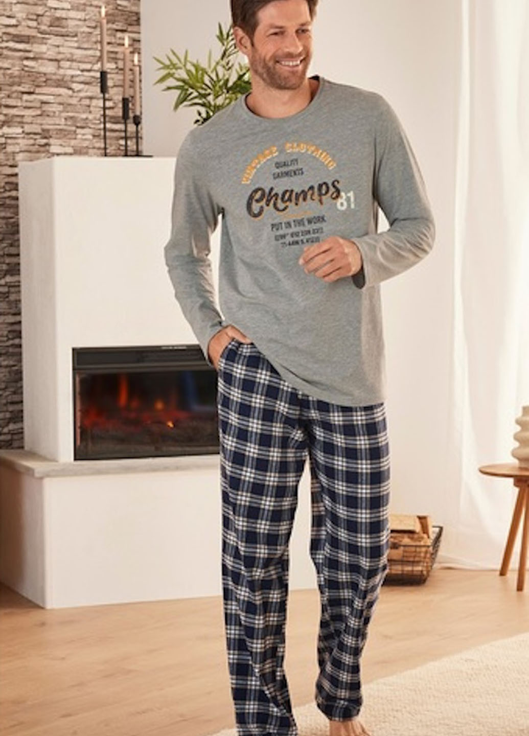 Піжами (лонгслів, штани) Livergy (359050981)