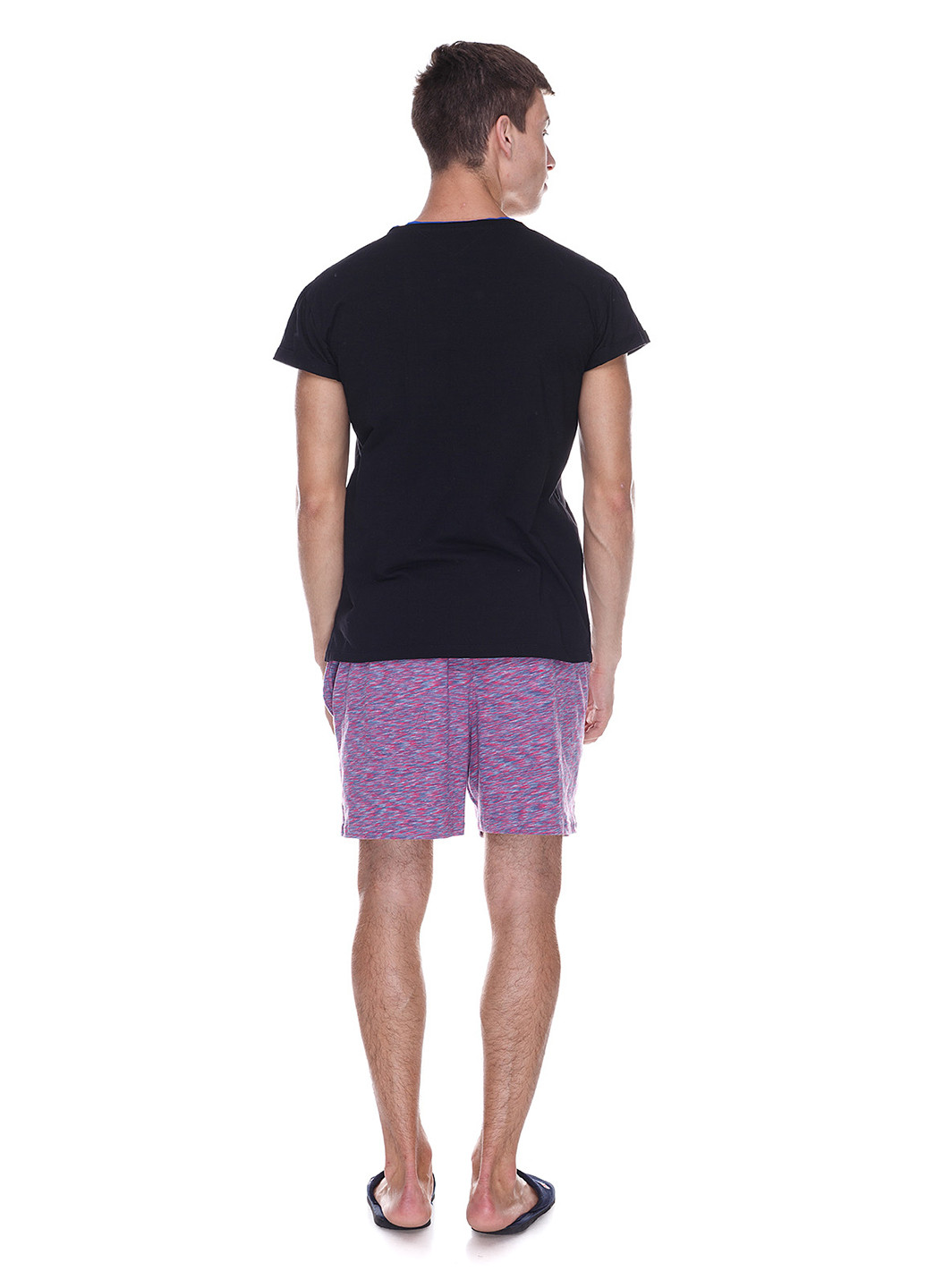 Черная футболка Homewear Mad