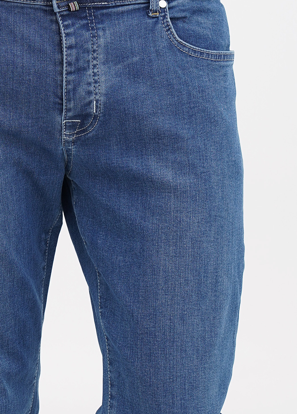 Синие демисезонные прямые джинсы Jacob Cohen