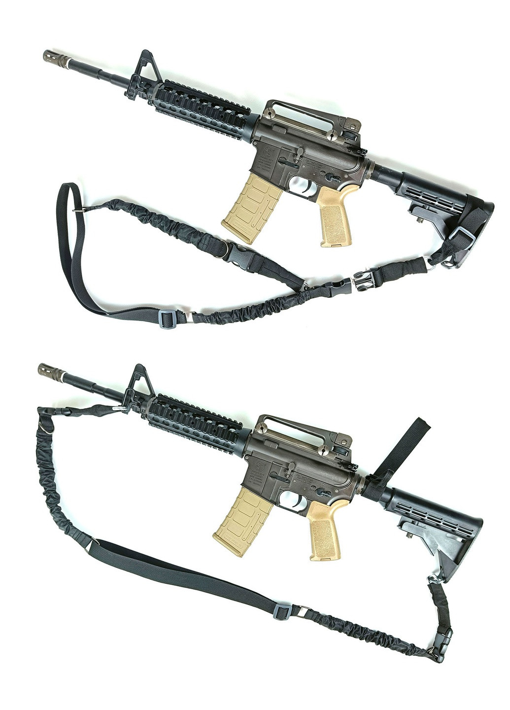 Ремінь збройовий тактичний одноточковий / двохточковий універсальний із дод. кріпленням на приклад (одноточка, двоточка) EasyFit (255295493)
