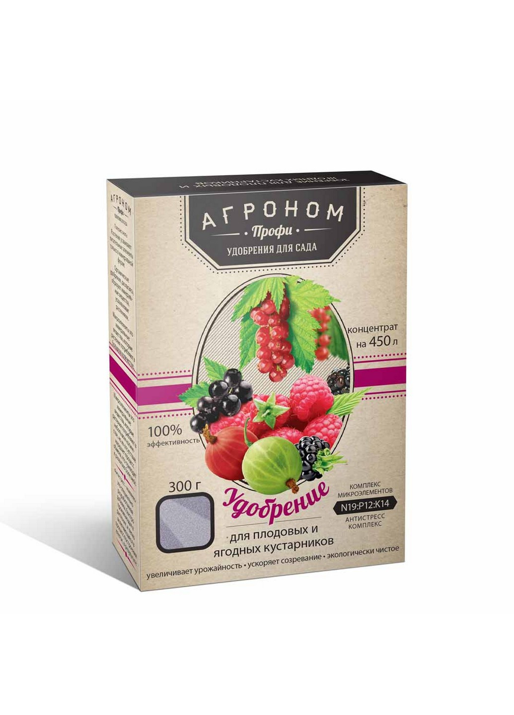 Удобрение для плодовых и ягодных кустарников Агроном Профи 300 г Kvitofor (215327238)