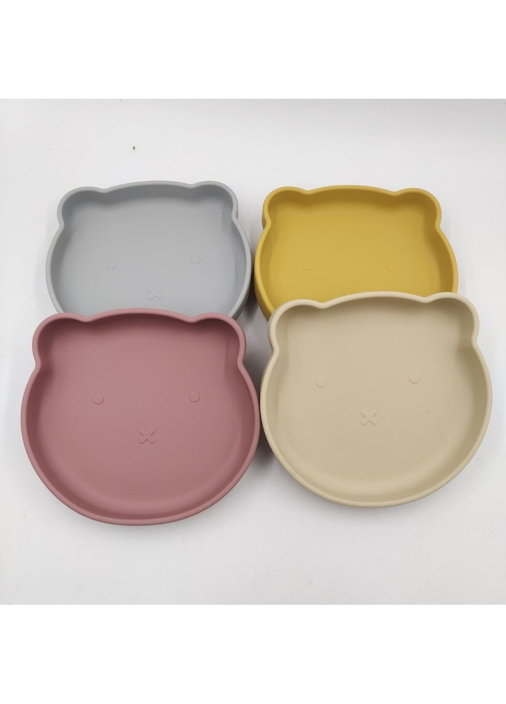 Дитячий набір посуду 6437 2 предмети рожевий No Brand (253623927)