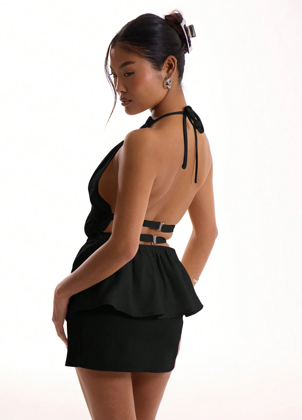 Чорна блуза SHEIN