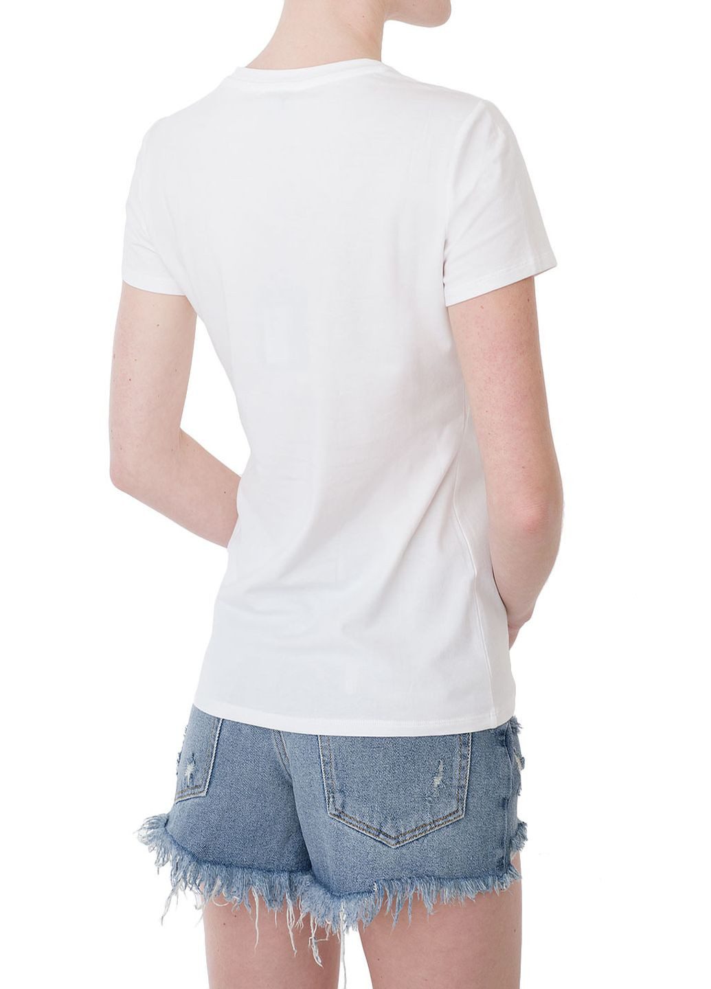 Белая летняя футболка Liu Jo