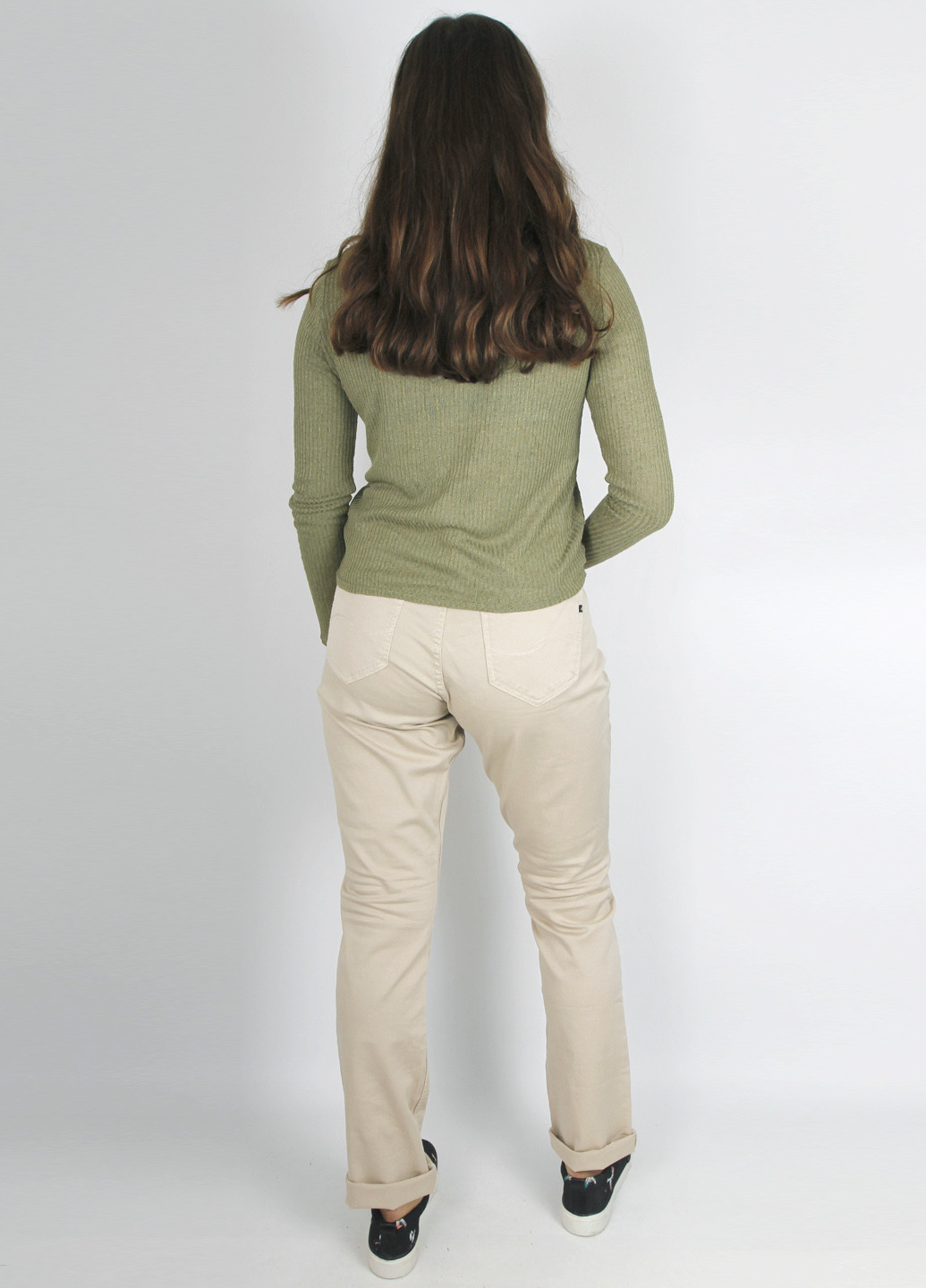 Светло-бежевые кэжуал демисезонные зауженные брюки S.Oliver
