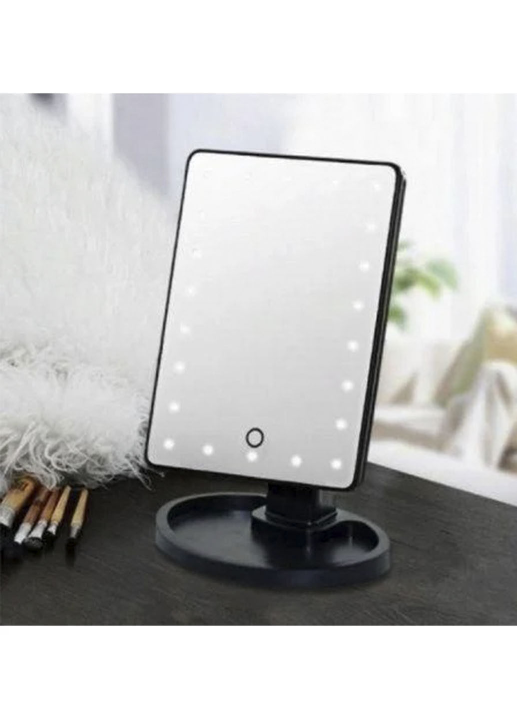 Дзеркало косметичне з підсвічуванням Xo LED XR-1608 сенсорне Чорний Mirror (244580467)