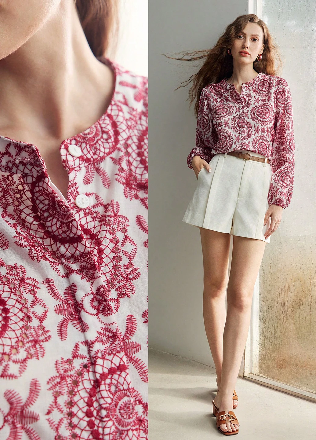 Червона блуза SHEIN