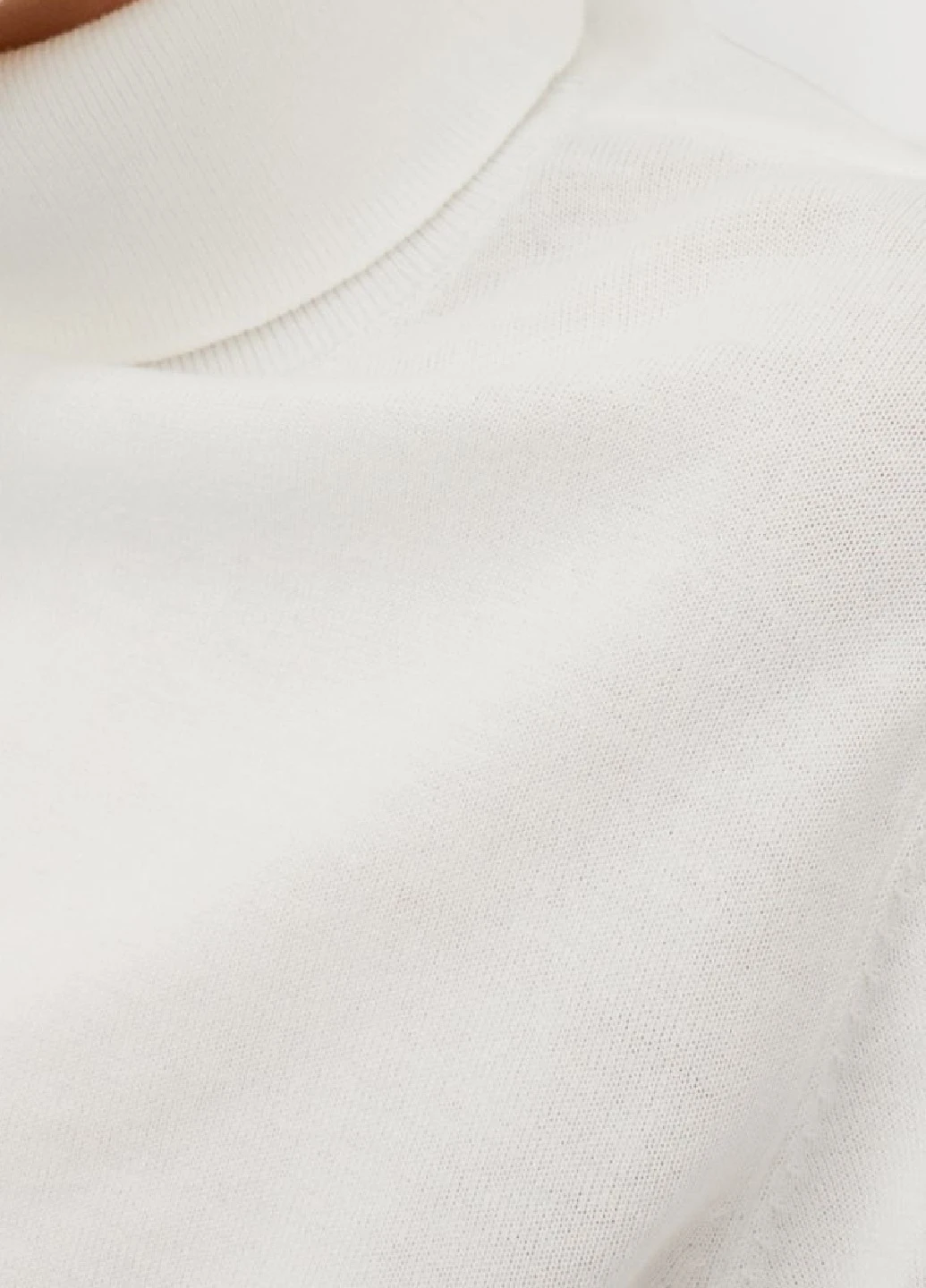 Білий демісезонний светр H&M