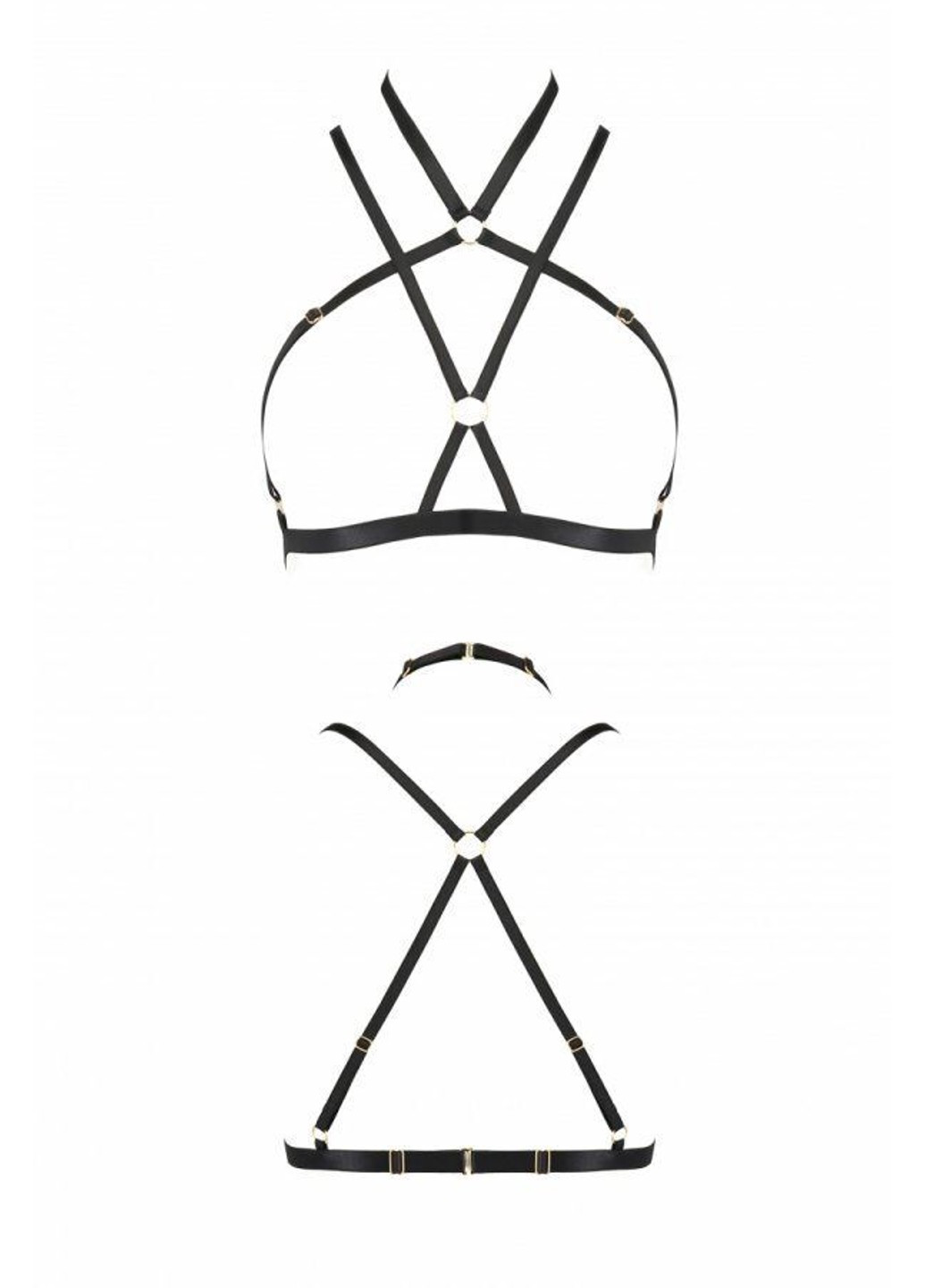 Портупея-стрепи KELIS BRA black XXL/XXXL - Passion Exclusive ADDICTION (255459656)