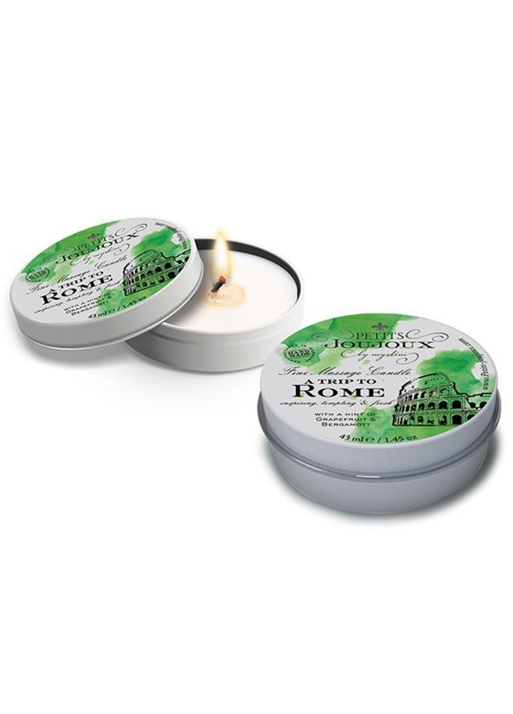 Массажная свечa - Rome - Grapefruit and Bergamott (43 мл) Petits Joujoux (252383205)